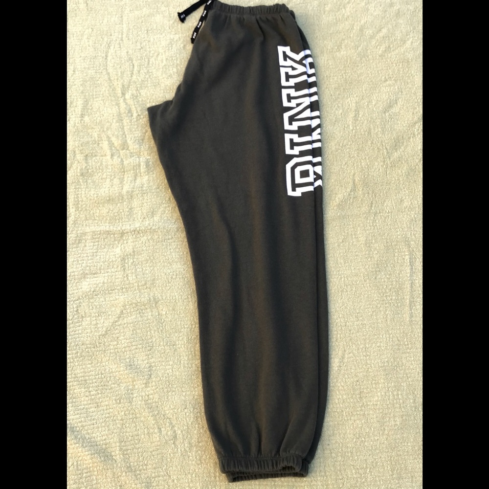Victoria’s Secret Pink Olive Green Sz M Joggers